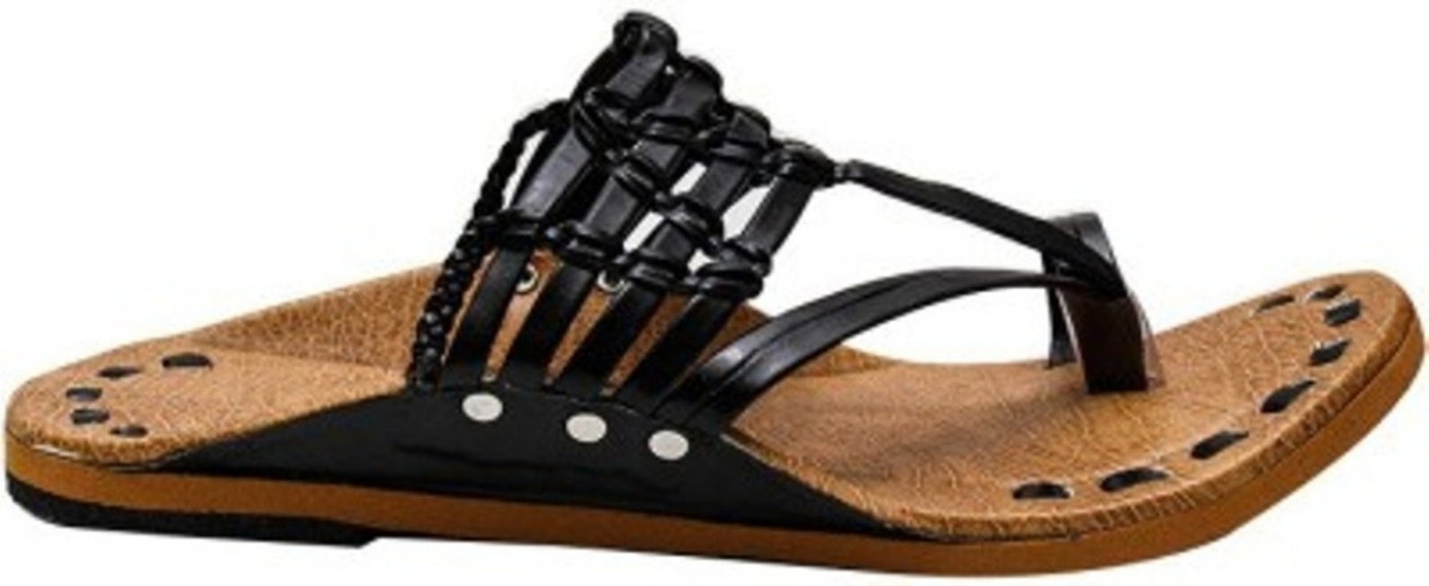 Indian SlippersTraditional SlippersFlip Flop Brown Etsy