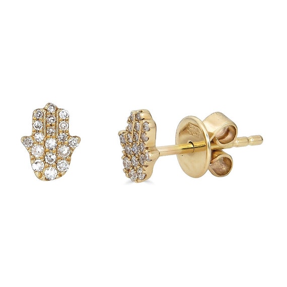 Black friday diamond stud earrings outlet