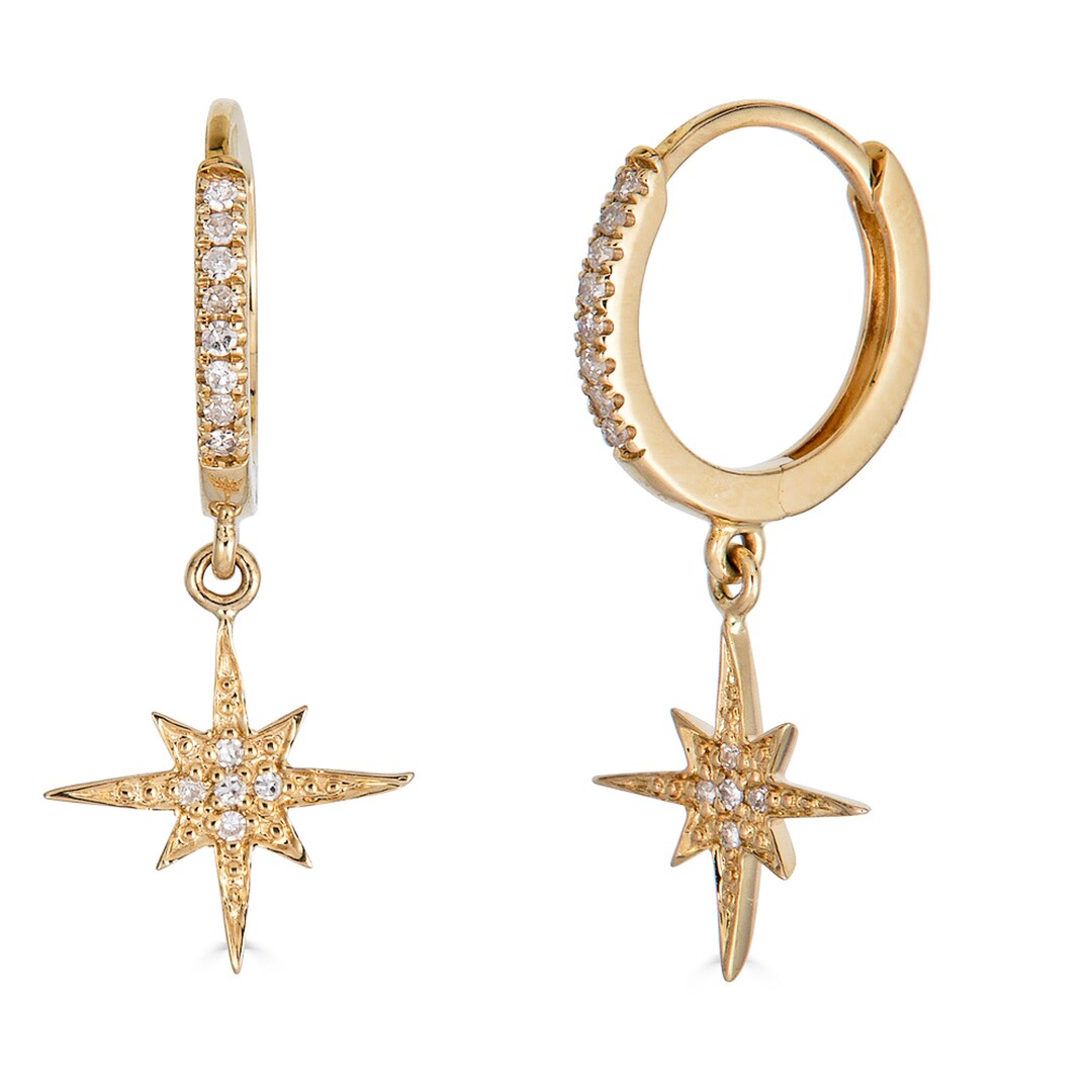 Dangling Star Earrings main image 1