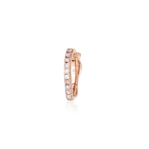 14K diamanten sluiting, diamanten bedelslot, 14K diamanten slot, 14K massief gouden diamantverbeteraar bedelhangerslot, Black Friday-uitverkoop, sieradenslot afbeelding 6