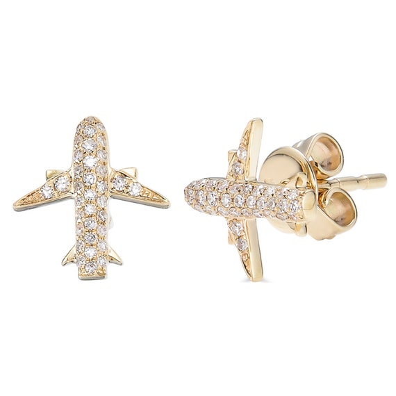 Black friday diamond stud earrings outlet