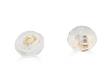 14K Gold CZ Kletterer Ohrstecker, Helix Piercing, Innengewinde - Österreich