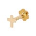 Sadie Purple Bow Screwback Stud Earrings main image 0