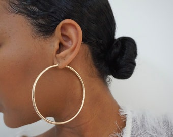 Black friday gold hoop earrings discount