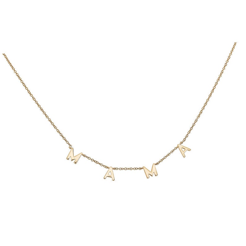 Gold Mama Garland Necklace