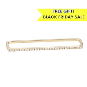 14k Diamond Ear Cuff, 14k gold ear cuff, gold ear cuff, black friday sale, gift for Her, Holiday Sale, christmas gift for her, gold ear cuff