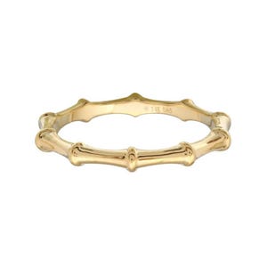14K Bamboo Ring