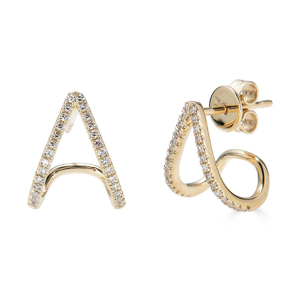 Fils Custom Earrings-large Hoop Initial 2 Letters Custom Droop Hook Earrings-gold  Earrings Set For Women-party Bridesmaid Gift - Customized Earrings -  AliExpress