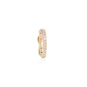 14K diamanten sluiting, diamanten bedelslot, 14K diamanten slot, 14K massief gouden diamantverbeteraar bedelhangerslot, Black Friday-uitverkoop, sieradenslot afbeelding 10