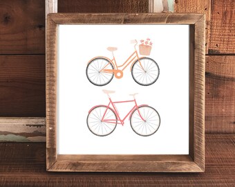 Bicycles, Copenhagen, Ride Bikes Be Happy, Wall Art Prints, Fine Art Prints, Illustration Art, Wall Decor, Art Gifts