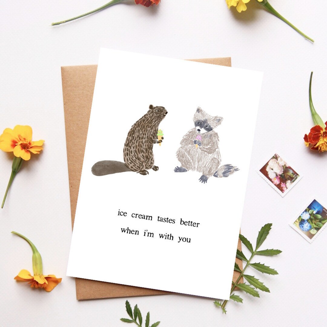 Cute Love & Friendship Card, Card for Him, Card for Her, Cards for ...