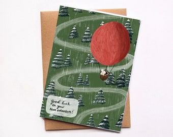 religious best wishes for new job Good Luck On Your New Adventure Card, Graduation Card, Happy Travels Card, Happy Retirement Card, New Job Card, Best Wishes Note, Miss You