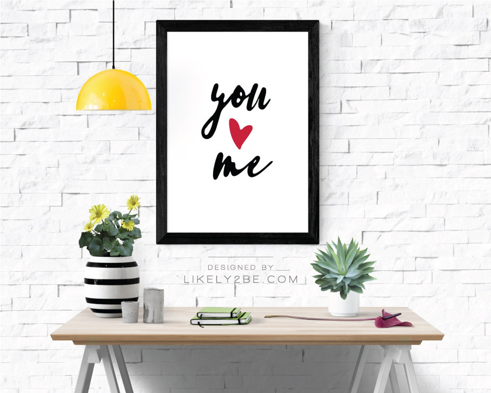 You Love Me Printable Wall Art Home Decor Wedding Gift Etsy