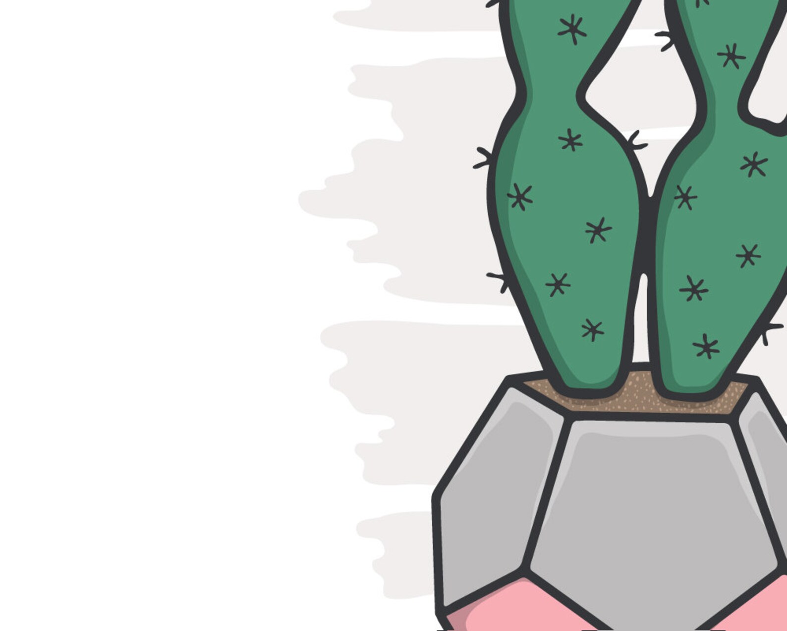 Cactus Print Set of 2 Prints Botanical Printable Wall Art | Etsy