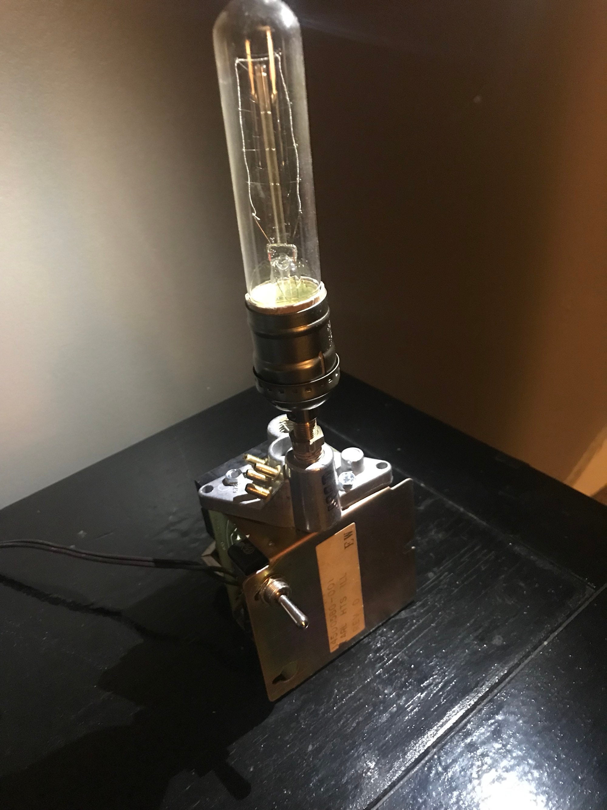 Toggle Switch Table Lamp Etsy