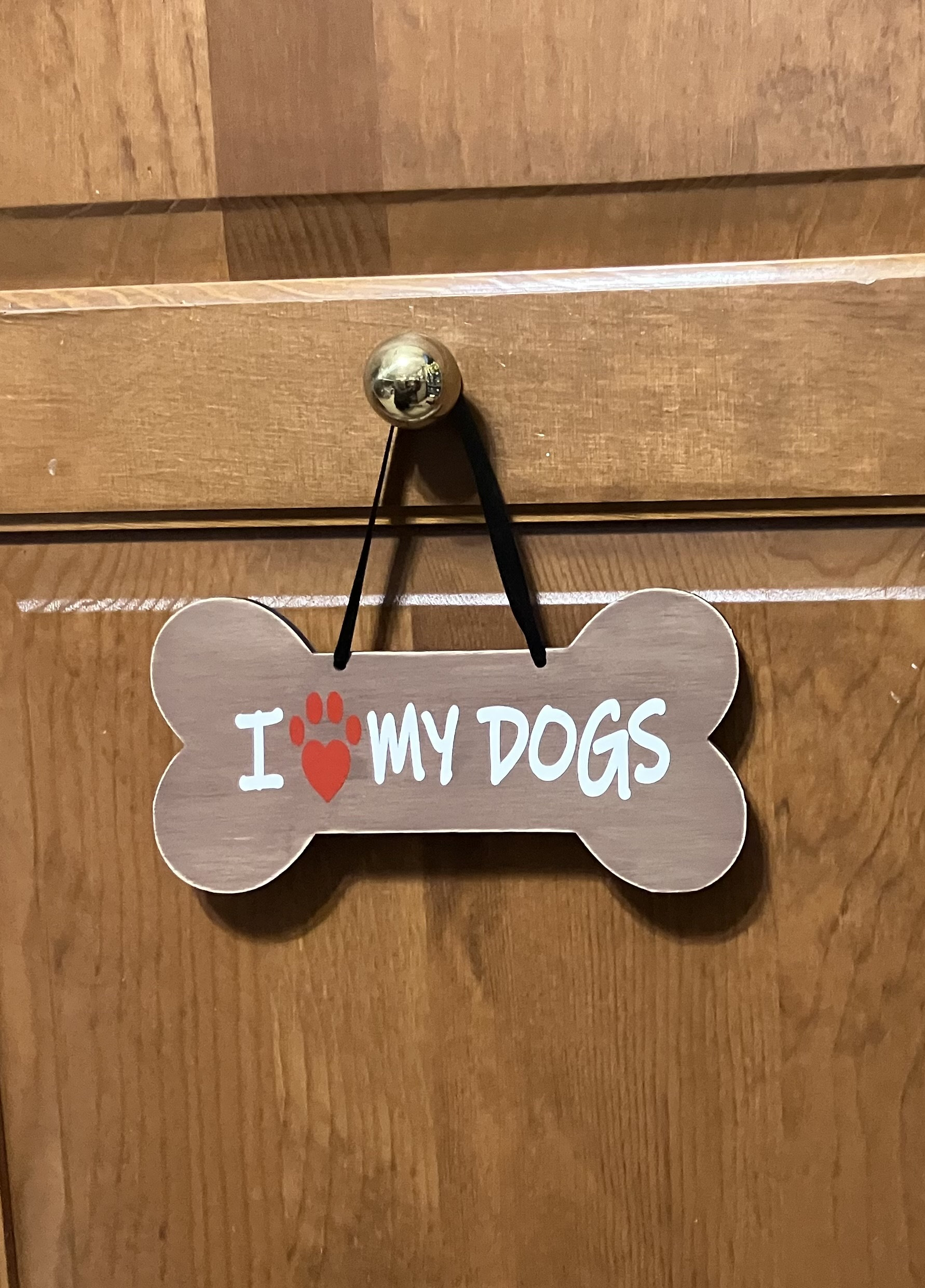 I Love My Dogs. Wood, Laser Cut Dog Bone, Hand Painted, Vinyl Lettering ...