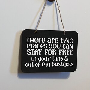 There Are Two Places You Can Stay for Free in Your Lane and Out of My ...