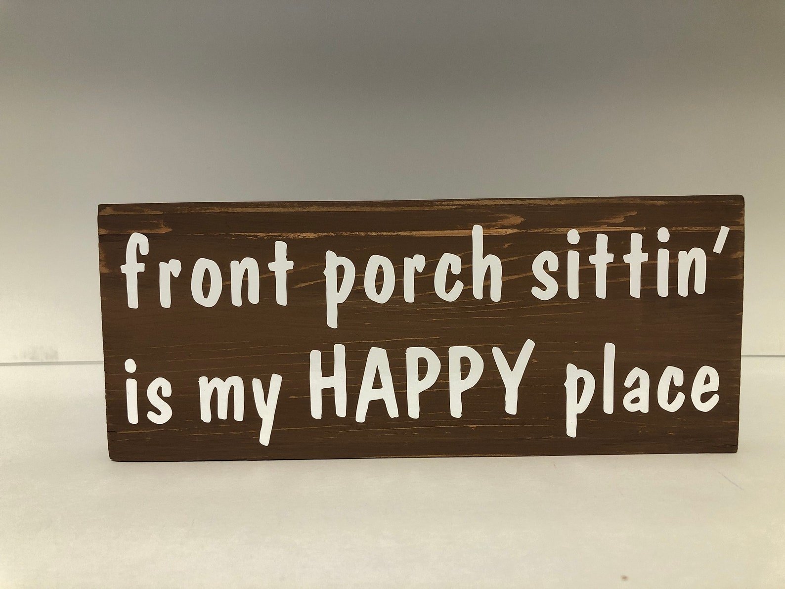 Front porch sittin' is my happy place. Wood Hand painted Etsy