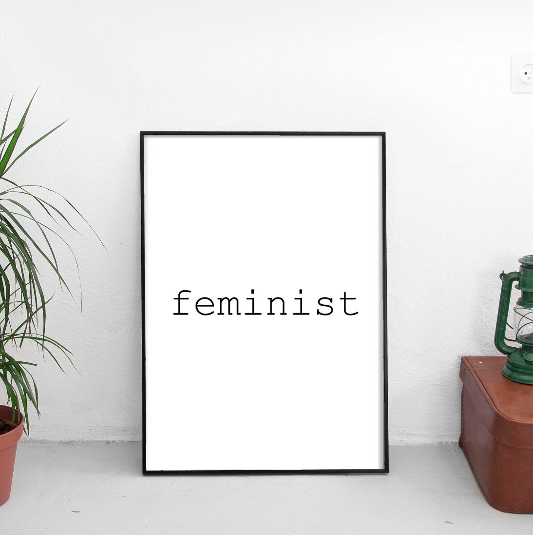 Feminist Printable Art - Digital Art Print - Modern Minimalist Wall ...