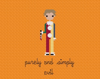 Halloween Michael Myers Fan Art Cross Stitch Pattern
