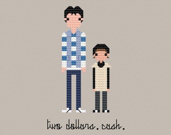 Lane & Johnny - Better Off Dead Fan Art Cross Stitch Pattern
