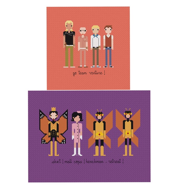 Venture Bros. Fan Art Cross Stitch Pattern Collection