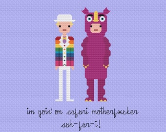 Death to Smoochy Fan Art Cross Stitch Pattern