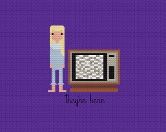 Carol Anne Fan Art Cross Stitch Pattern