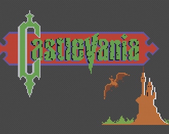 Castlevania Fan Art Cross Stitch Pattern