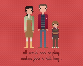 The Shining Fan Art Cross Stitch Pattern