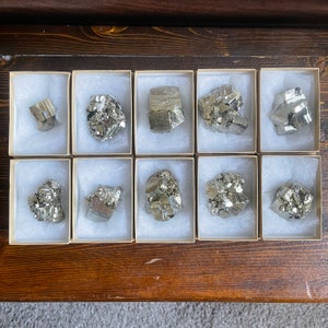 Pyrite Clusters - Bulgaria - 10pc LOT