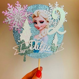 Frozen cake topper, Elsa cake topper, Anna cake topper