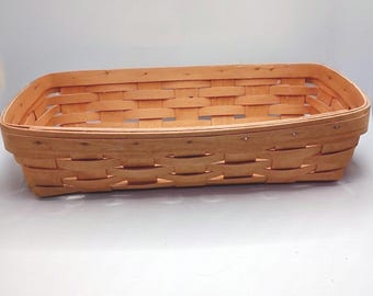 Signed Longaberger Bread Basket - 2002