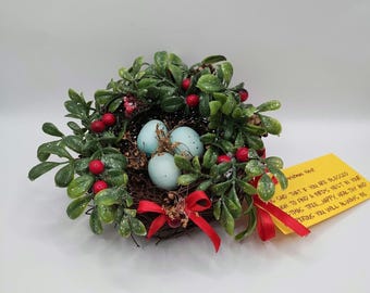 Christmas Tree Birds Nest Tradition
