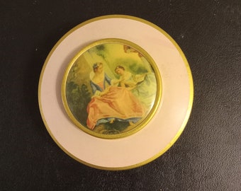 Vintage Tin Trinket Box