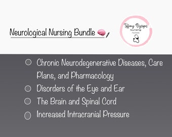 Neurological Nursing Bundle: Acute and Critical Care