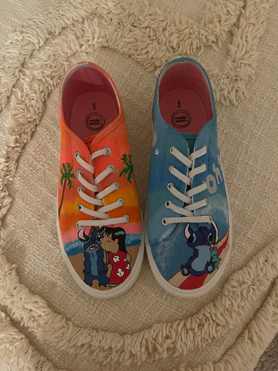 Etsy painted shoes deals