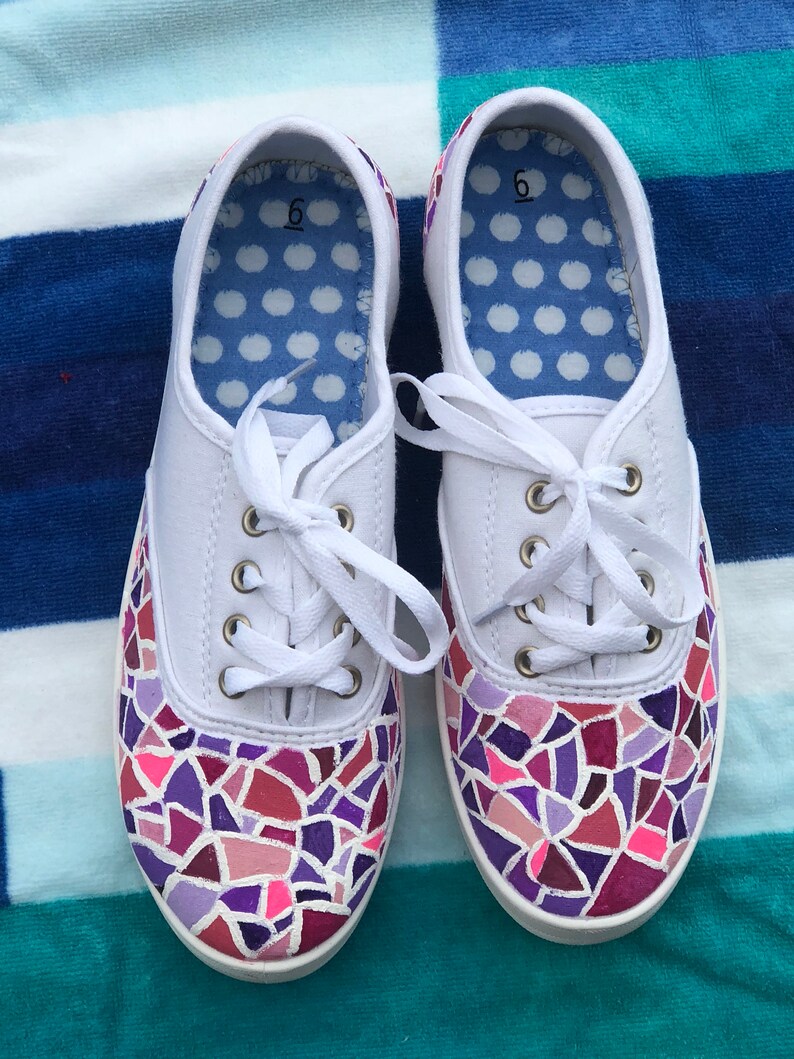 Custom Stained Glass Shoes Etsy