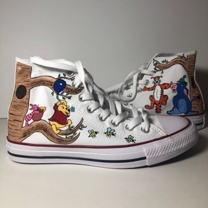 Winnie the Pooh Hand Painted Converse