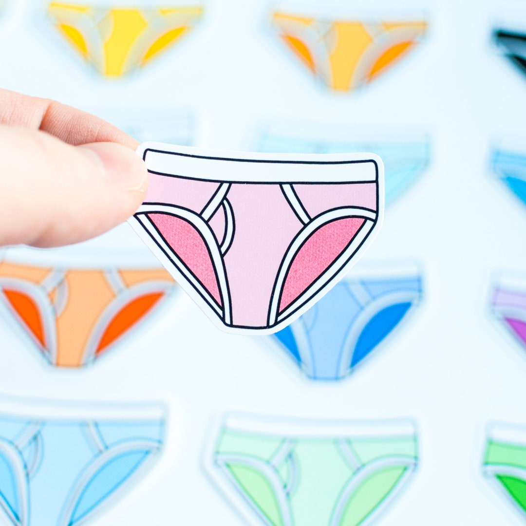 Underwear Stickers 20 Stickers Etsy