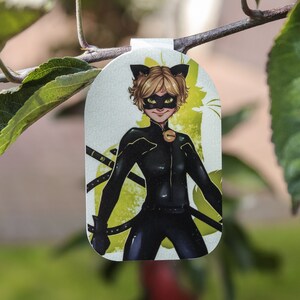 CZARNY KOT | magnetic bookmark
