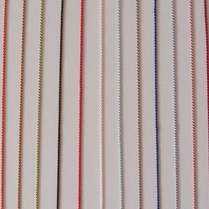 Silk Cord Necklace-1 with Sterling Silver Clasp, Necklace Lengths 14&quot; to 30&quot;, Choose Your Cord Color
