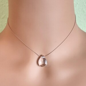 Silk Cord Minimalist Necklace-thin With Sterling Silver