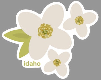 Idaho State Flower Aufkleber - Langlebiger wasserdichter Laptop- und Wasserflaschenaufkleber