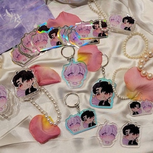 Pearl Boy Merch - Kang Dooshik & Jin Jooha Earrings Keychain etc BL