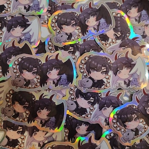 ORV Yoo Joonghyuk Secretive Plotter & Kim Dokja Omniscient Reader&#39;s Viewpoint Holo Sticker