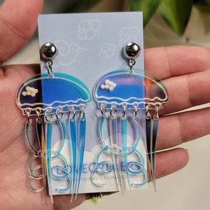 Jellyfish Holo Earrings