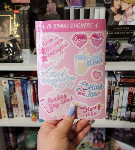 BL Bimbo Boys' Love Yaoi Reader Sticker Sheet