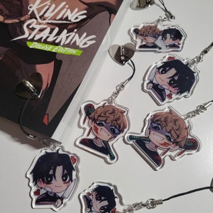 Killing Stalking Yoonbum & Sangwoo Pins / Buttons 44mm 