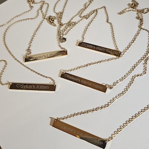 PREORDER: Love and Deepspace Love Interest Quote Necklace Rafayel Xavier Caleb Sylus Zayne